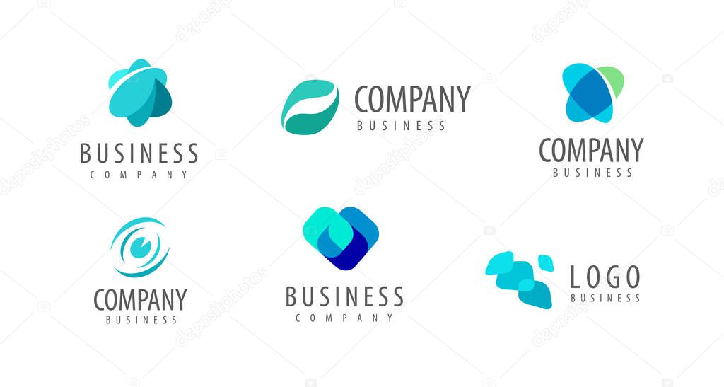 Business logo. Company icon or symbol vector