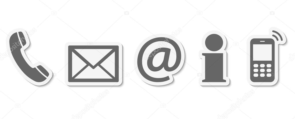 contact us icon set