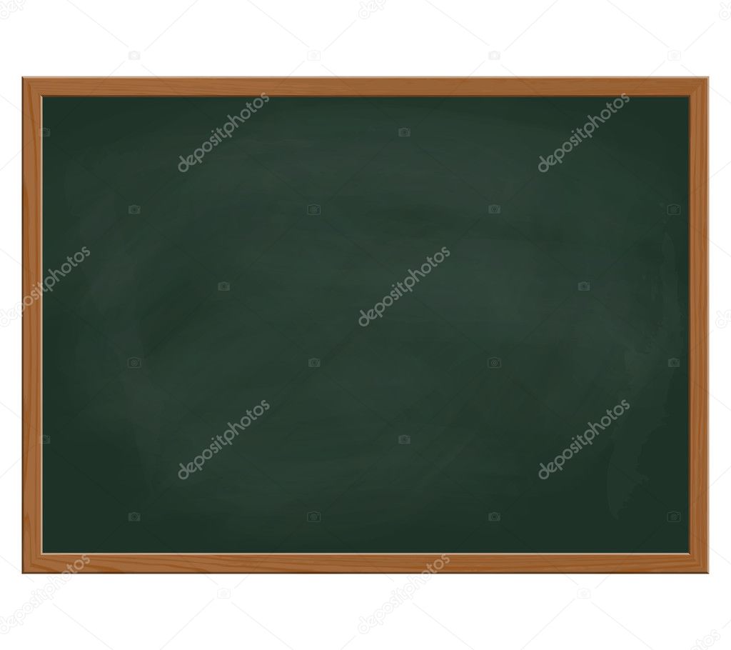 chalk board with wooden frame