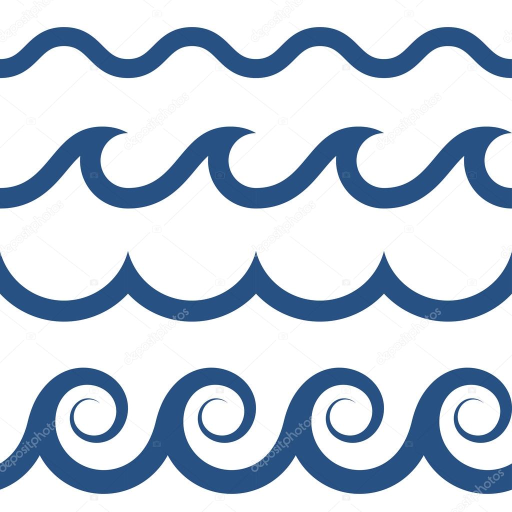 seamless waves pattern