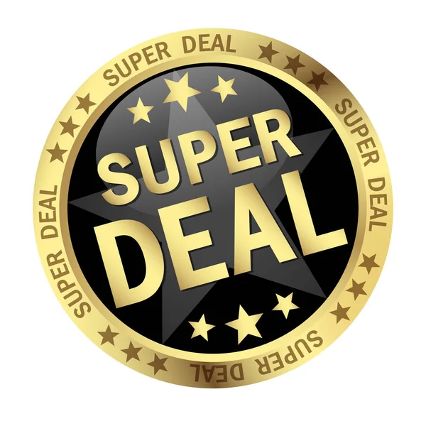Tlačítko Super Deal — Stockový vektor