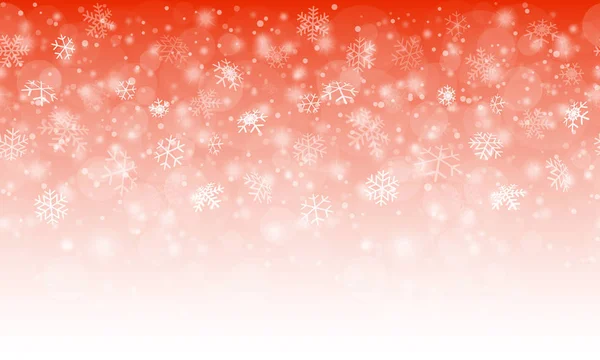 Seamless snow fall background — Stock Vector