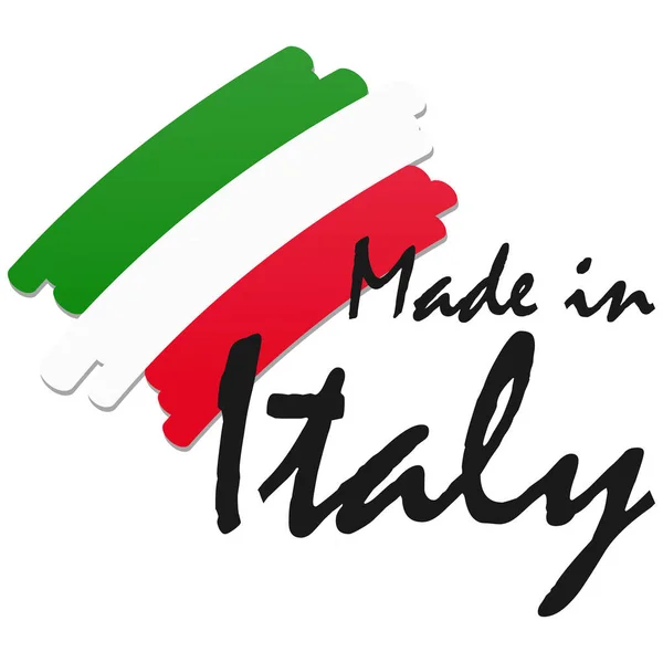 Qualitätssiegel made in Italy — Stockvektor
