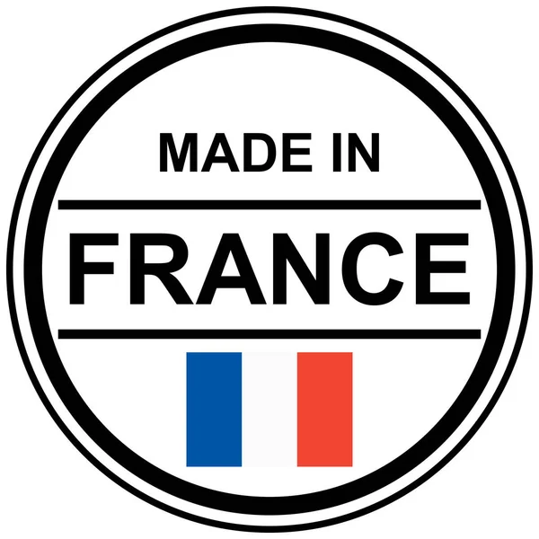 Pieczęć wykonana we Francji — Wektor stockowy