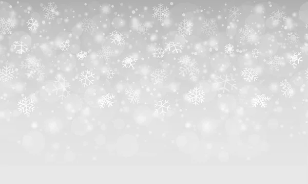 Seamless abstract snow flakes background — Stock Vector