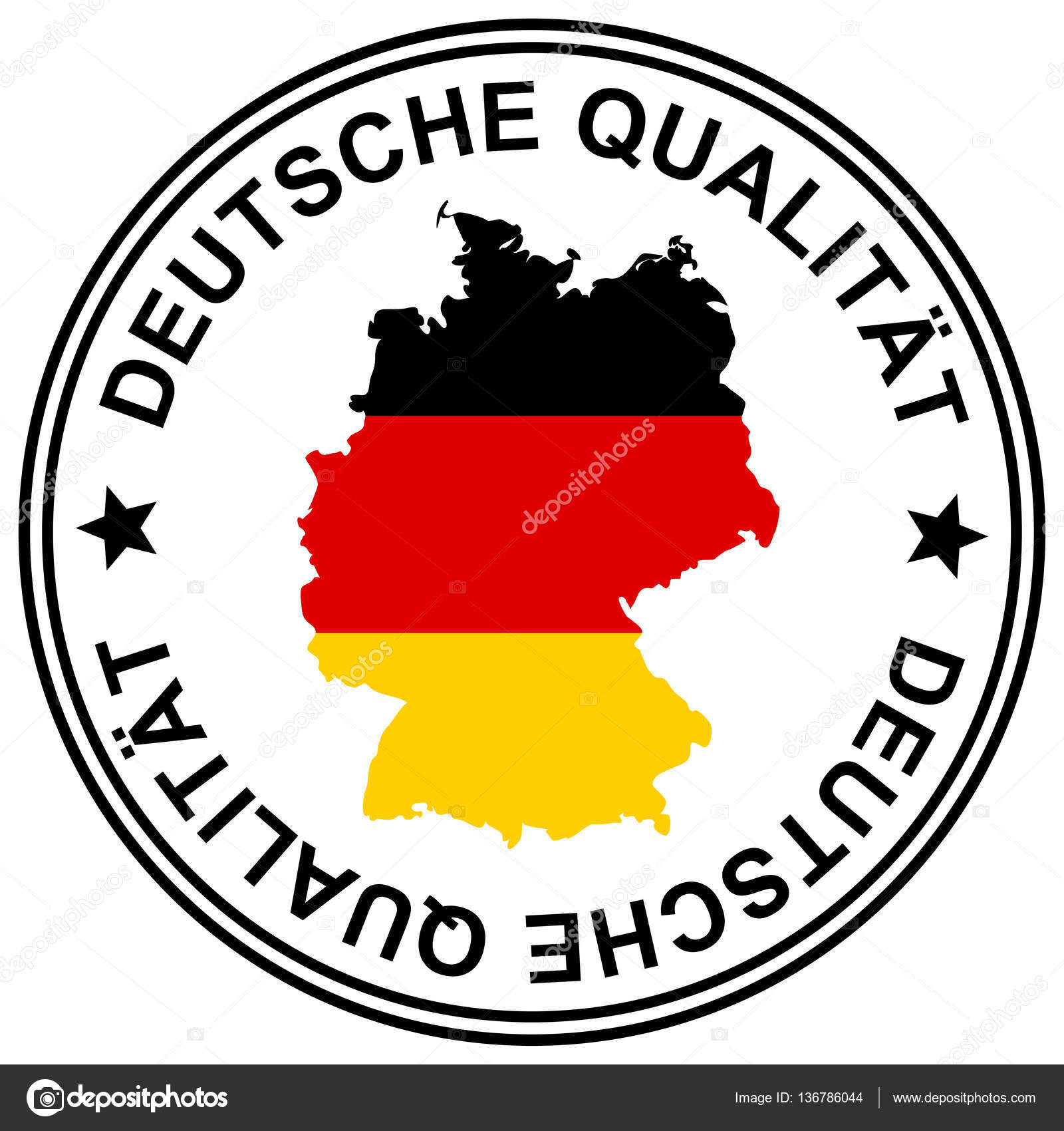 Parche Deutsche Qualitaet vector, gráfico vectorial © opicobello imagen