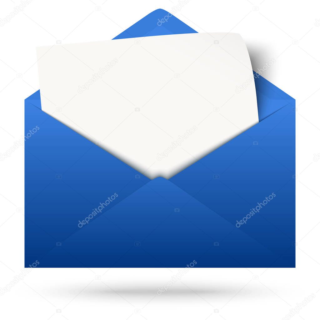 Envelope with notepad