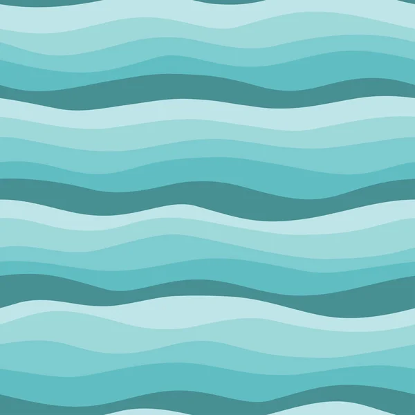 Fondo de ondas sin costura — Vector de stock