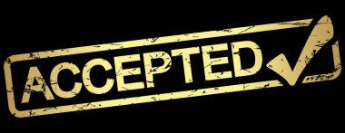 kabul edilen metin ile Altın pul