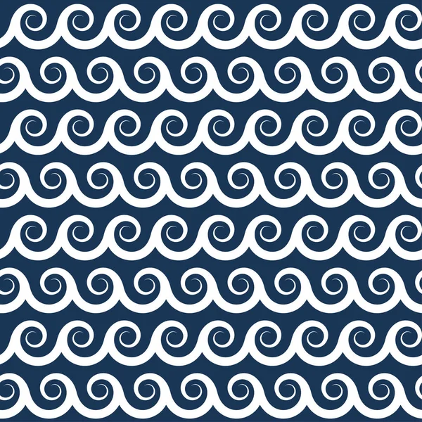 Безшовні хвилі фону — стоковий вектор