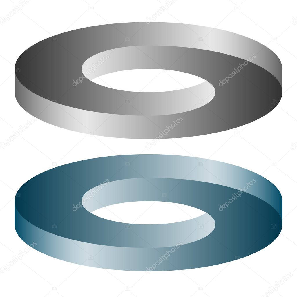 round optical illusion