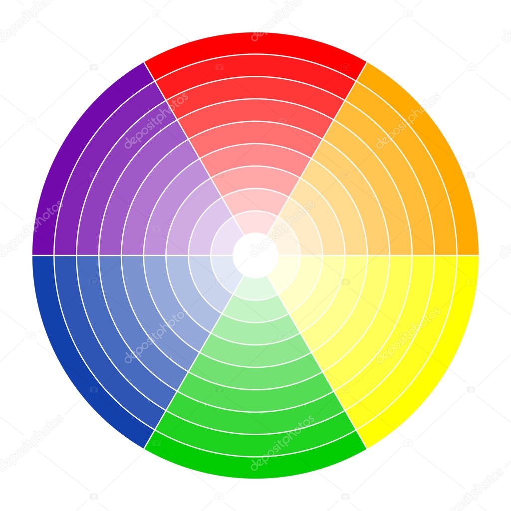 Color circle 6 colors