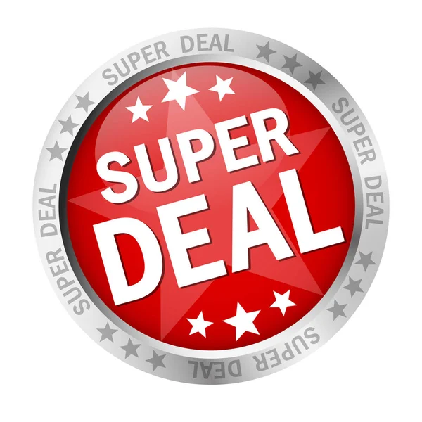 Knop Super Deal — Stockvector