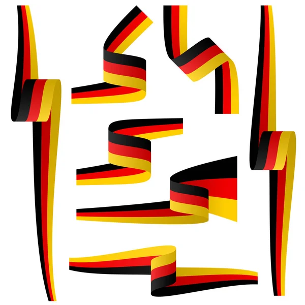 Bandeira do país alemão bandeiras — Vetor de Stock