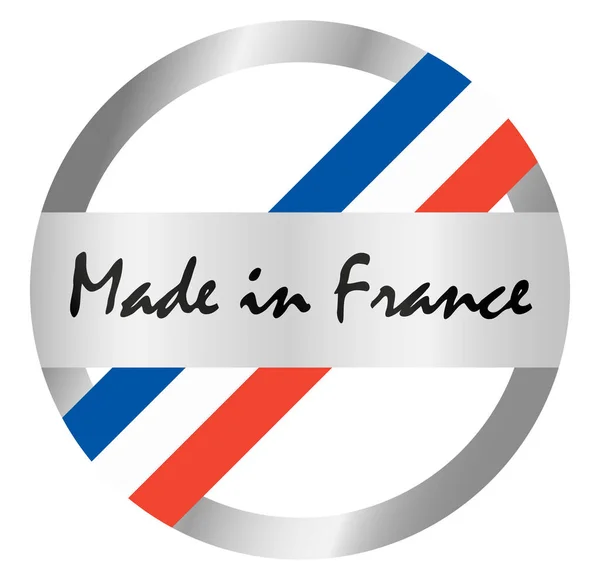 Seal of quality made in France — Stock Vector