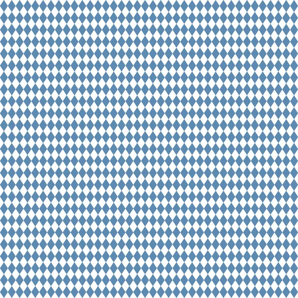 Seamless blue white checkered Oktoberfest background — Stock Vector