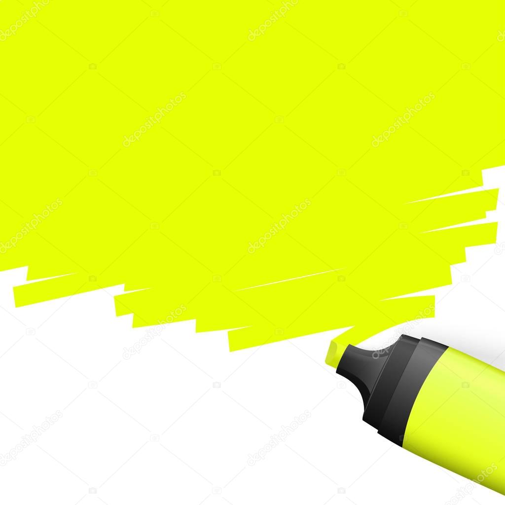 colored highlighter with marking