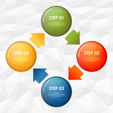 İş bilgi grafik şablonu