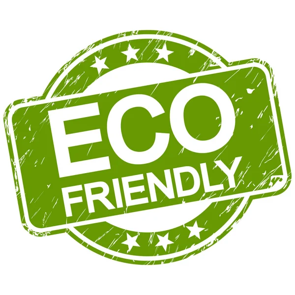 Yeşil çizik damga çevre dostu