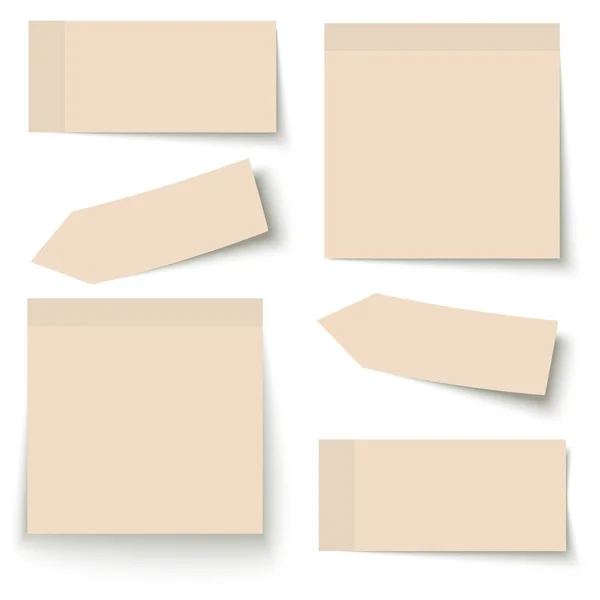 Sticky Papers Sammlung — Stockvektor