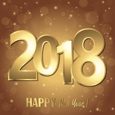 mutlu yeni yıl 2018 selamlar arka plan