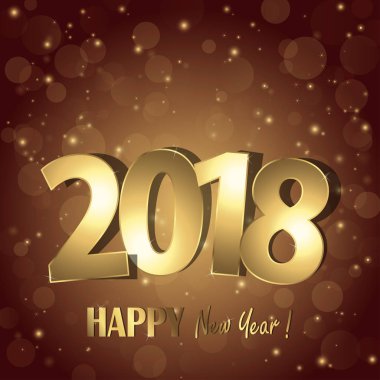 mutlu yeni yıl 2018 selamlar arka plan