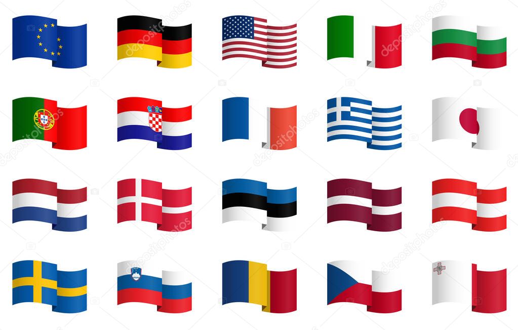 collection of country flags 2