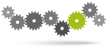 İşbirliği için dişliler sembolizm