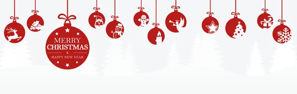 挂着带有圣诞节图标和问候语的小游戏 — 图库矢量图片