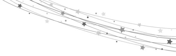 Sterren op snaren achtergrond voor kerst tijd — Stockvector