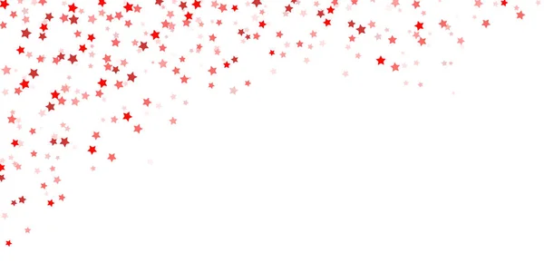 Konfety hvězdy pozadí pro vánoční čas — Stockový vektor