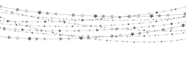 Estrelas em strings fundo para o tempo de Natal —  Vetores de Stock