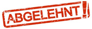 Kırmızı pul reddedildi! (Almanca))