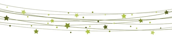 Estrelas em strings fundo para o tempo de Natal — Vetor de Stock
