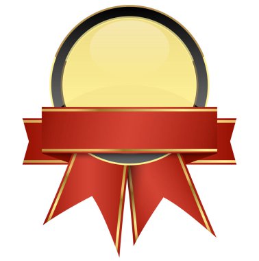 afiş ve kurdeleler ile şablonu kalite Altın Mühür