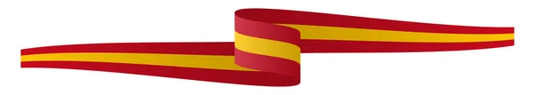 Folge Vektorabbildung Des Panorama Gütesiegels Länderflagge Spanien — Stockvektor