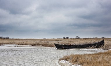 Kış. Karadeniz kıyısında..  
