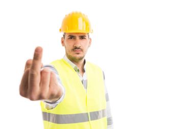 Oluşturucusu'nu veya Oluşturucu gösteren orta finge