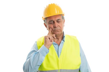 İnşaat işçisi düşünce