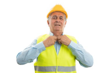 İnşaatçı düğme gömleği