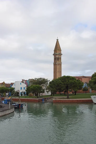 Острів Burano, неподалік від Венеції — стокове фото