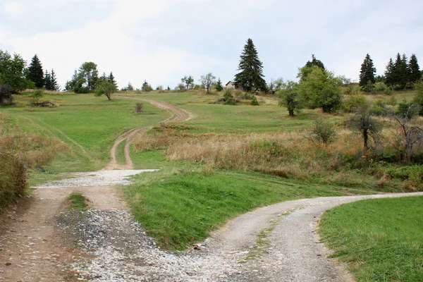 Paesaggio montano autunnale — Foto Stock