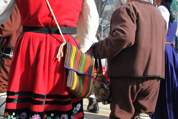 27Th International Masquerade Games Mummers Festival Gennaio 2018 Pernik Bulgaria — Foto Stock