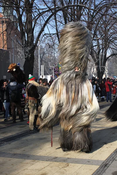 27Th International Masquerade Games Mummers Festival January 2018 Pernik Bulgaria — Stock Photo, Image