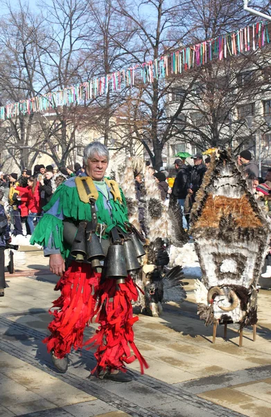 27Th International Masquerade Mummers Games January 2018 Pernik Bulgaria — Stock Photo, Image