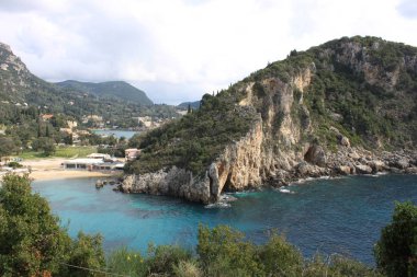 Korfu Adası Palaiokastritsa güzel plajları