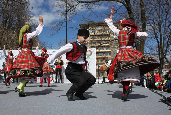 Awakening Horo Iniziativa Danza Massa Della Danza Tradizionale Bulgara Chiamata — Foto Stock