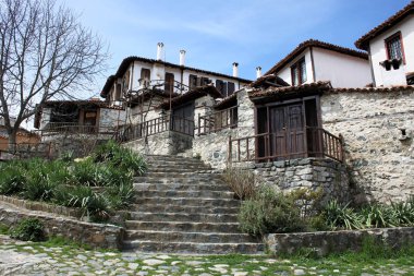 Otantik eski şehir, Zlatograd Bulgaristan, ünlü için onun Revival evleri
