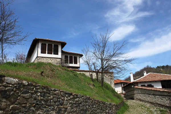 Authentieke Oude Stad Van Zlatograd Bulgarije Beroemd Zijn Revival Huizen — Stockfoto