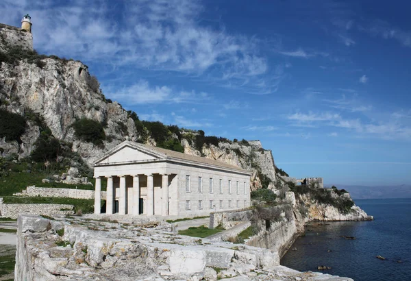 Velha Igreja George Ilha Corfu — Fotografia de Stock